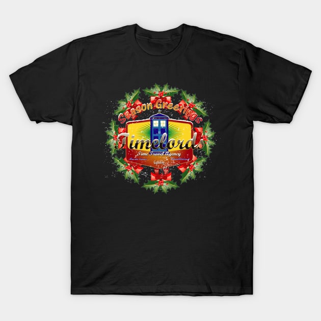 TIMELORDS SEASON GREETINGS T-Shirt by KARMADESIGNER T-SHIRT SHOP